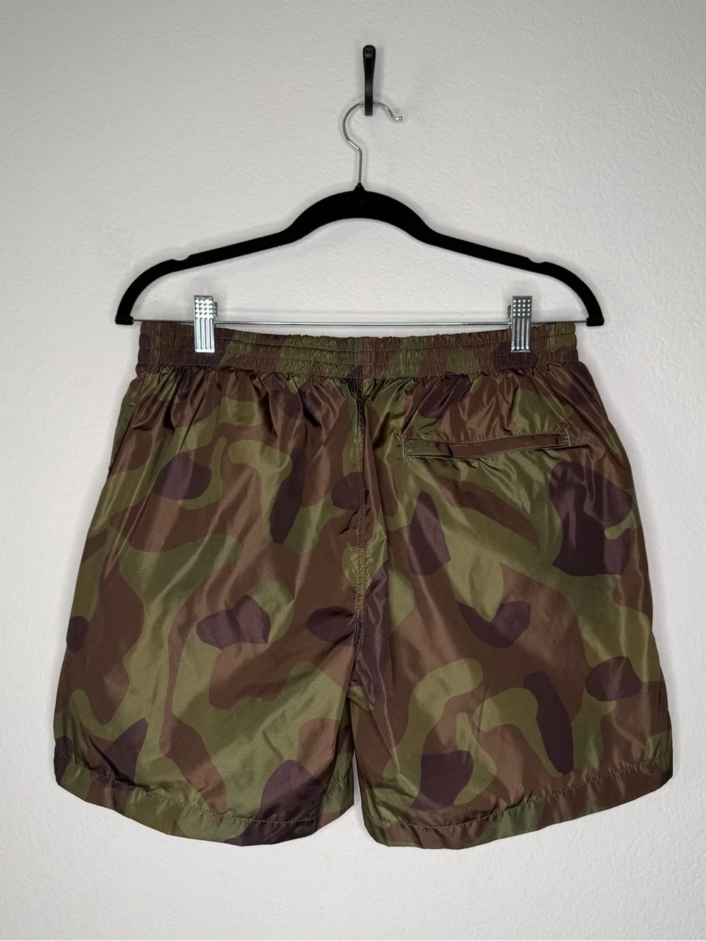 Everest Isles Camo Swim Trunks ECONYL Nylon Green Brown Size M